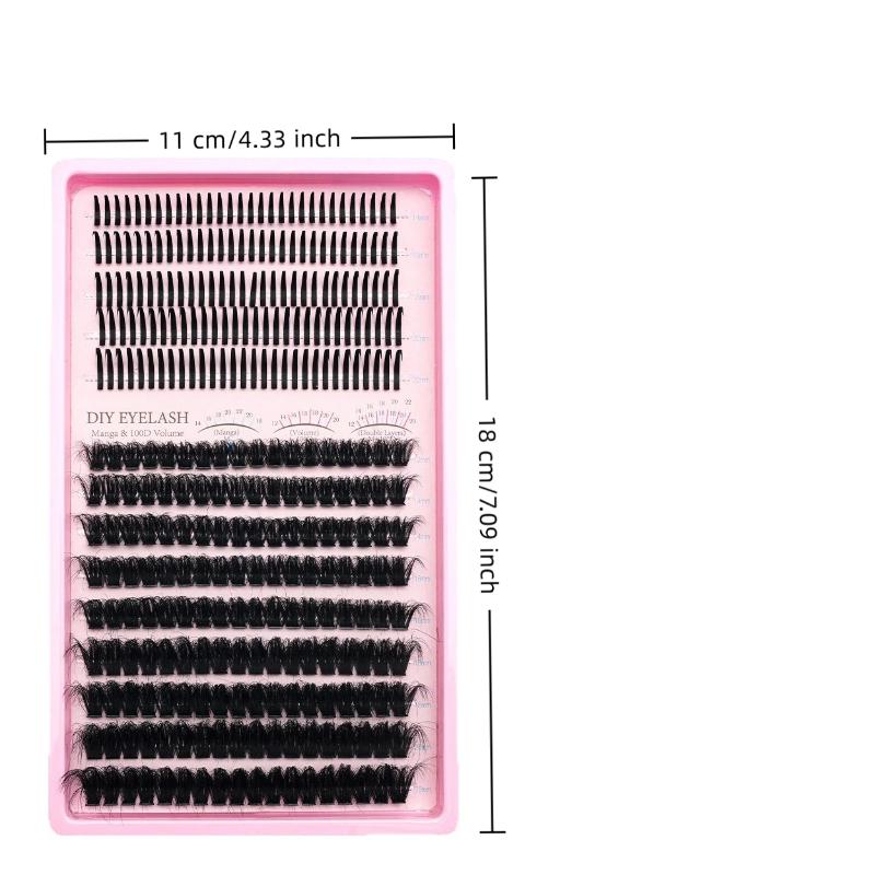 Eyelash Extension Volume Lashes - Volume Lash Clusters Mink Wispy Spiky