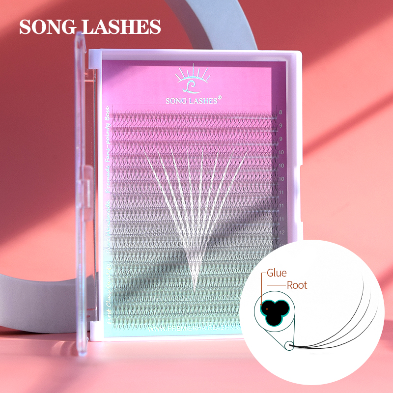 Eyelash Extension Korean - Song Lashes 3D8D10D Pointy Base Promade