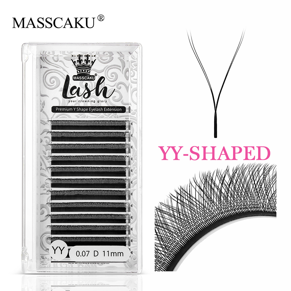 Eyelash Extension Review - MASSCAKU Hot Selling Natural Premade Volume