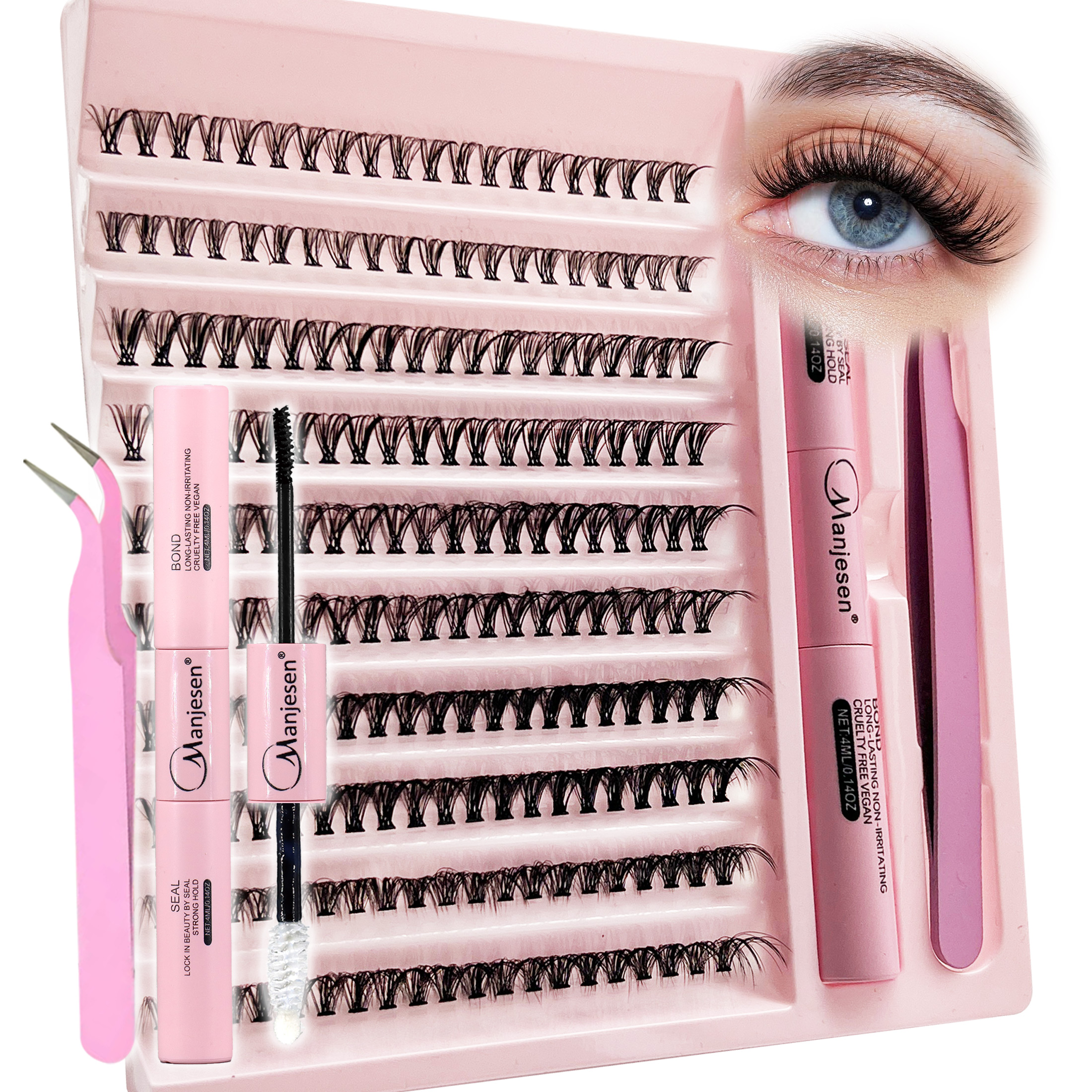 Eyelash Extension London - DIY Lashes Extension Kit Eyelashes 200
