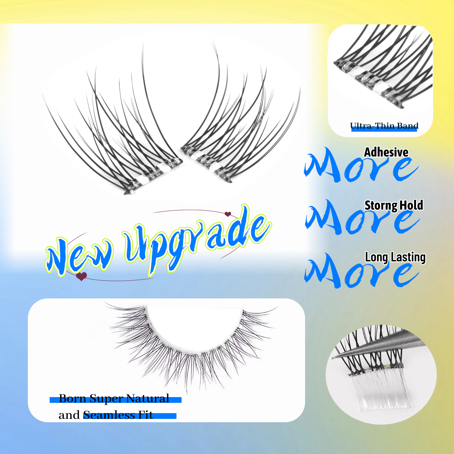 Self-Adhesive Mermaid False Ey – обзор и цена Eyelash Extension Japanese Style