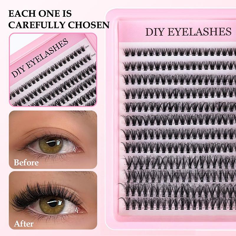 Natural Cluster Feathe-r Lash  – обзор и цена Lashes Eyelash Extension