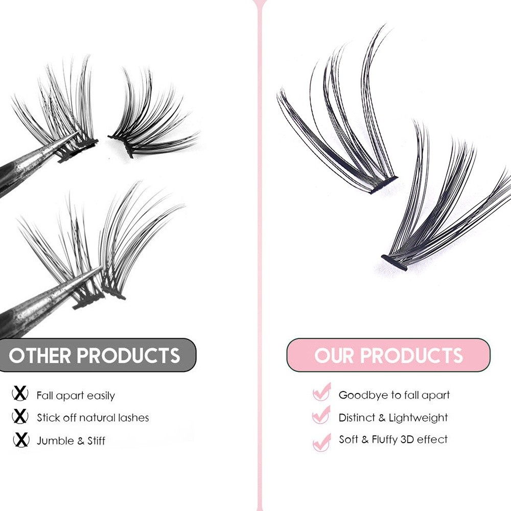 8-16mm Length False Eyelashes  – обзор и цена Eyelash Extension Natural Look