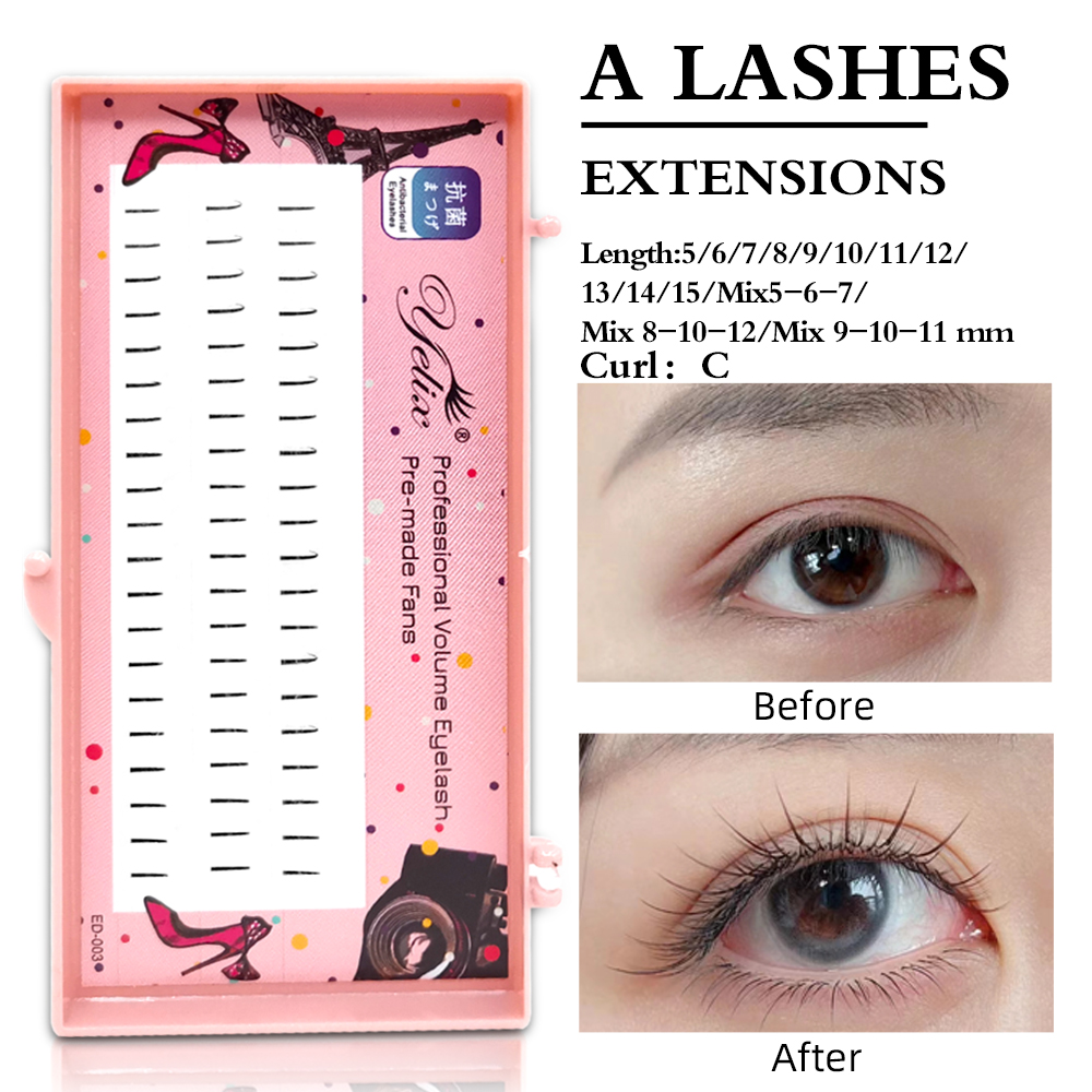 Yelix Natural Soft Individual  – обзор и цена Lashes Eyelash Extension