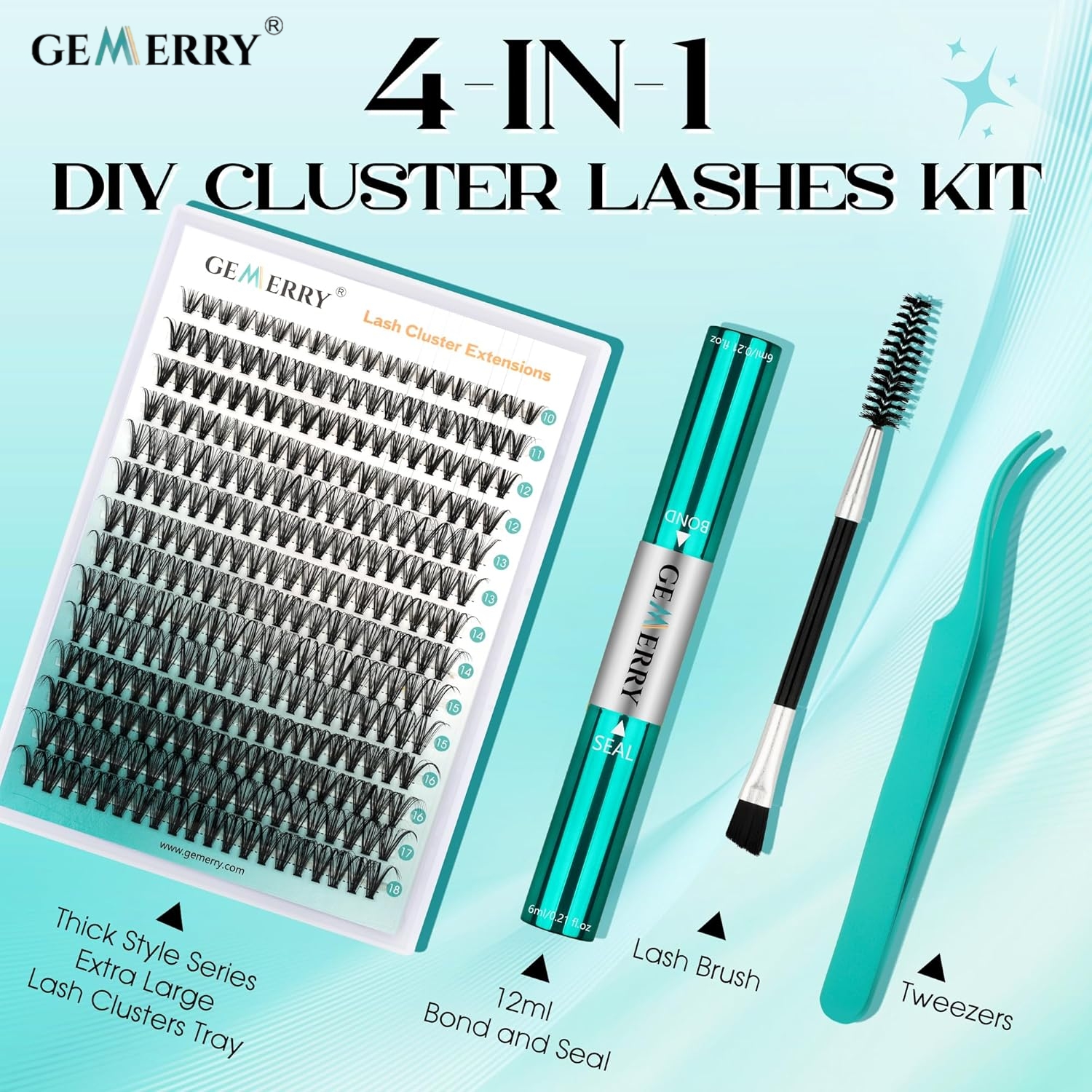 GEMERRY Heat Cluster Individua – обзор и цена Eyelash Extension Volume Lashes
