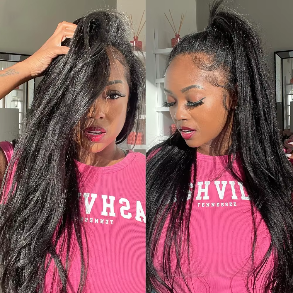 Geeta Yaki Drawstring Wig 13x4 – обзор и цена Eyelash Extension Natural Look