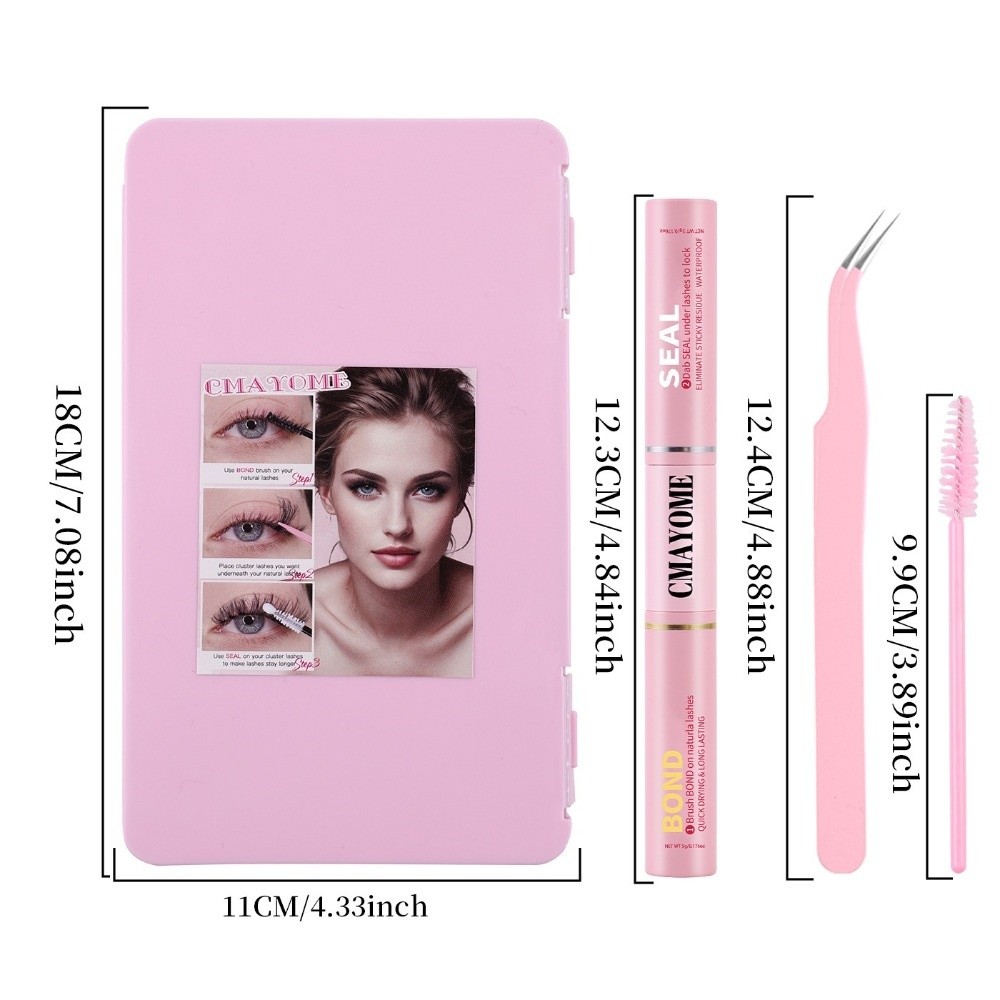 Bond and Seal False Eyelashes  – обзор и цена Eyelash Extension Volume Lashes