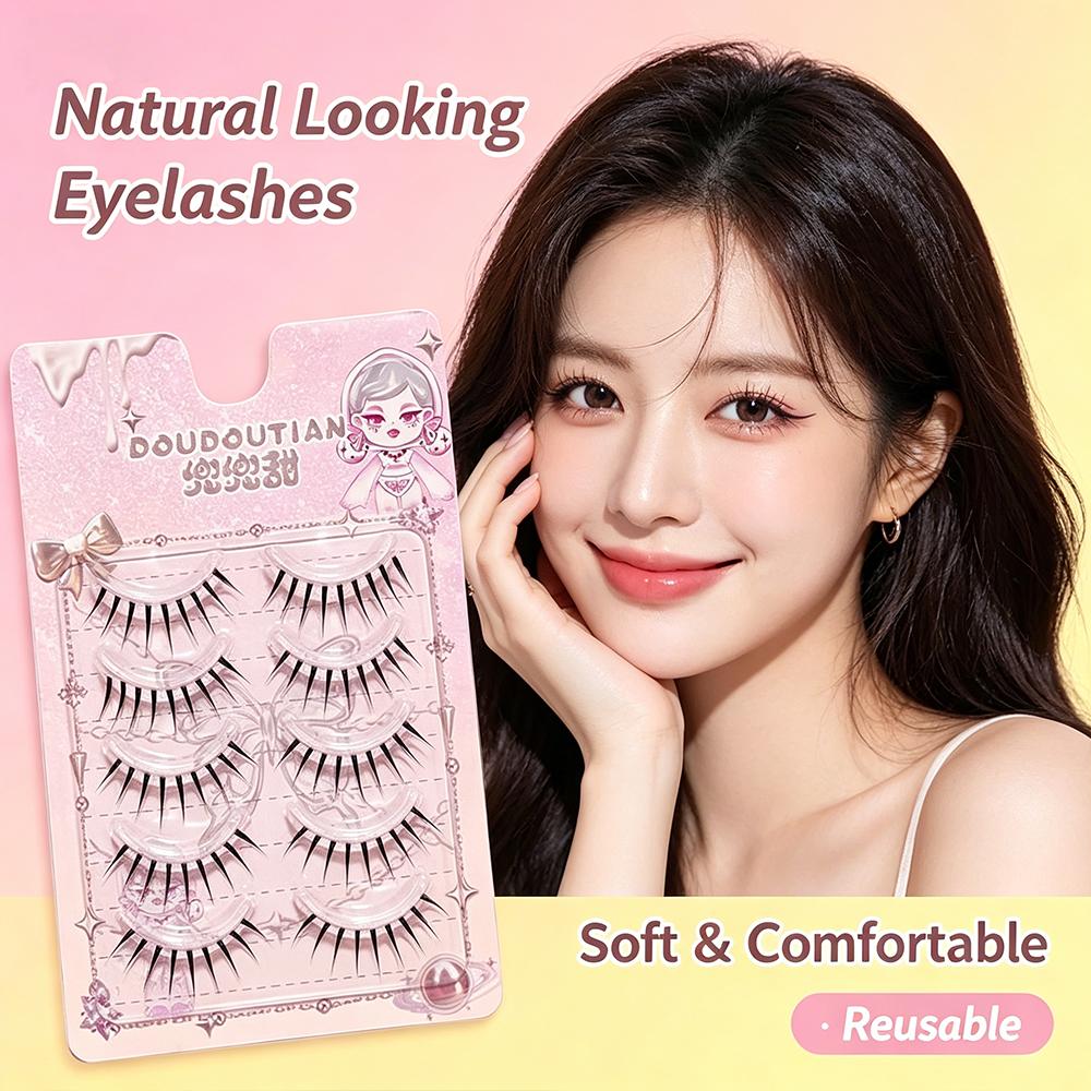 5 Pairs Natural False Eyelashe – обзор и цена Eyelash Extension Japanese Style