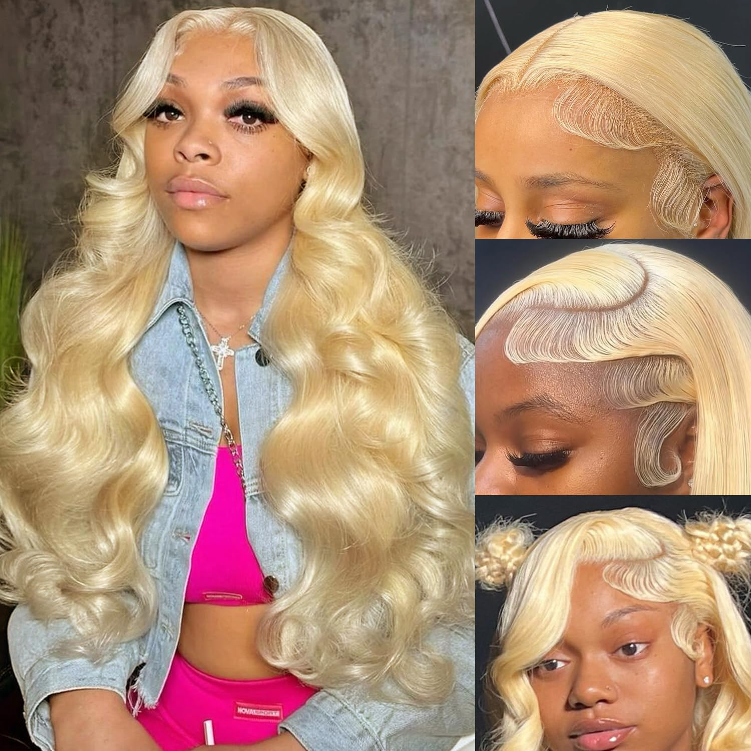 613 Honey Blonde 13x6 Lace Fro – обзор и цена Eyelash Extension Natural Look
