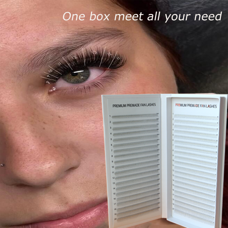 800/1600 Fans Narrow Premade L – обзор и цена Eyelash Extension Review