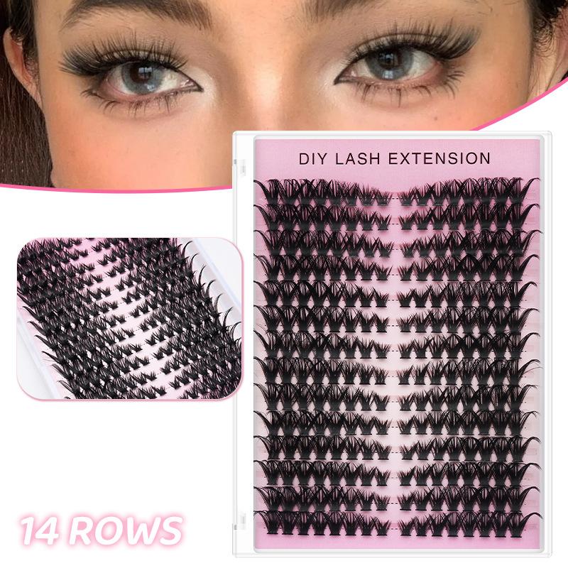 14 Rows Cluster Eyelash Extens – обзор и цена Eyelash Extension Volume Lashes