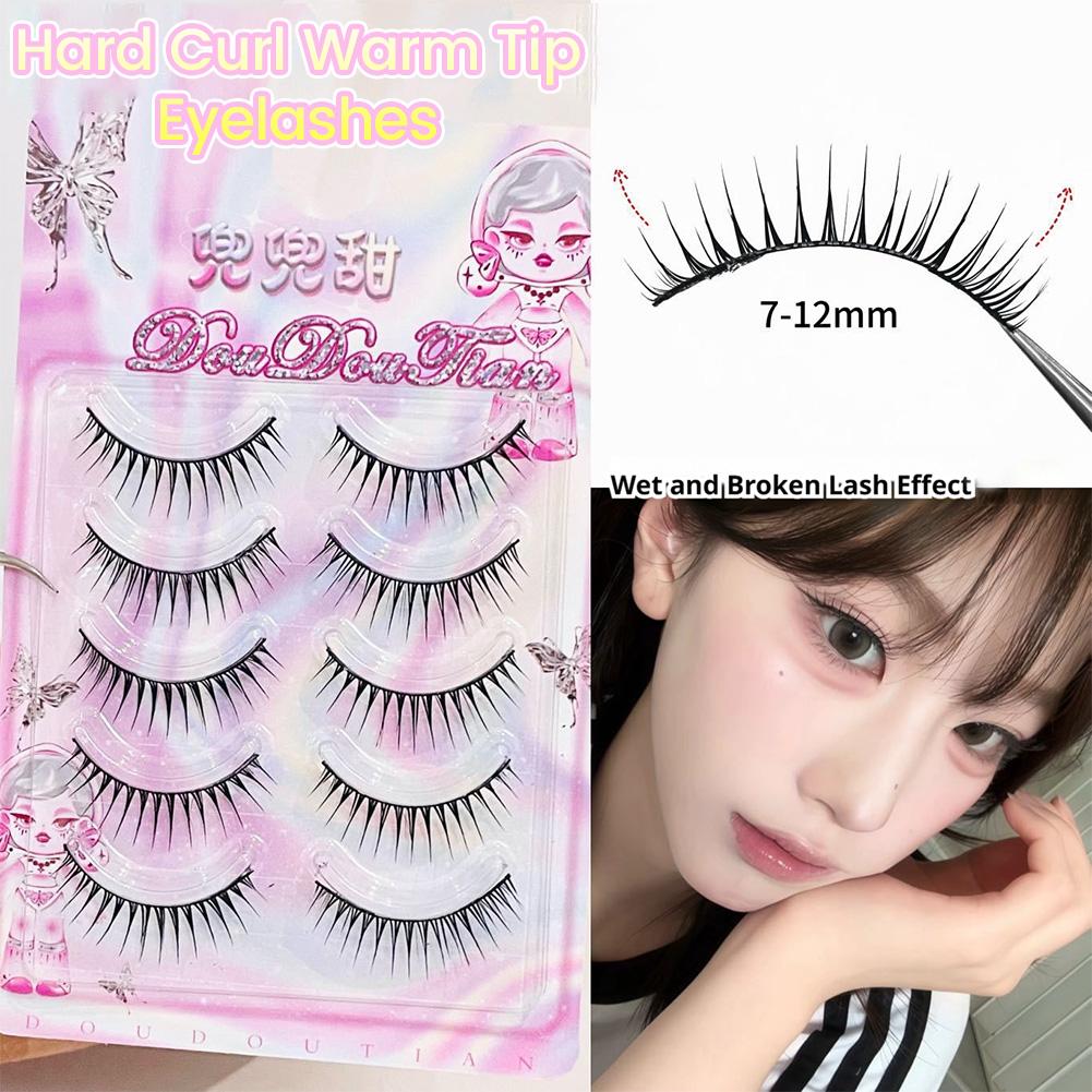 5 Pairs Korean Manga False Eye – обзор и цена Eyelash Extension Korean
