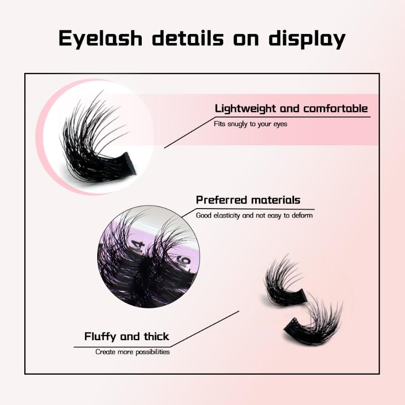 14 Rows Lash Clusters Spikes E – обзор и цена Lashes Eyelash Extension