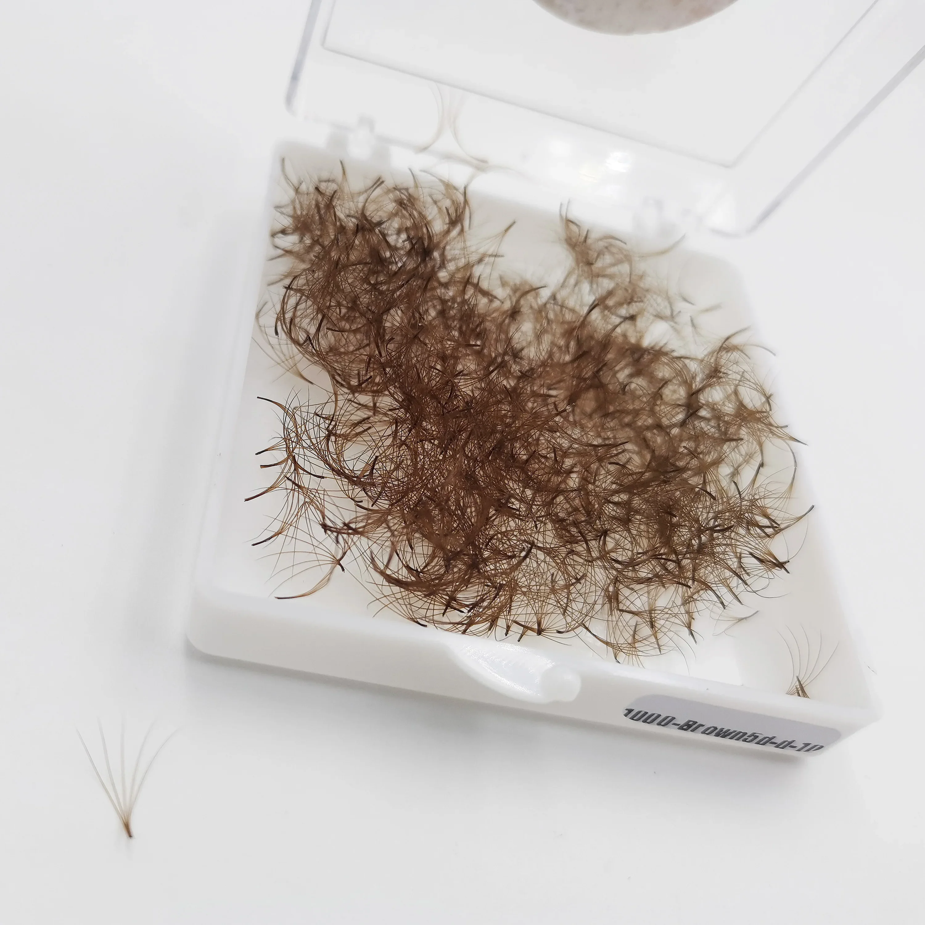 Supmacio Brown Loose Fan Lash  – обзор и цена Eyelash Extension Review