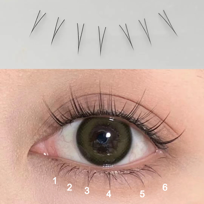 J Curl V Shape Under Eyelash C – обзор и цена Eyelash Extension Korean