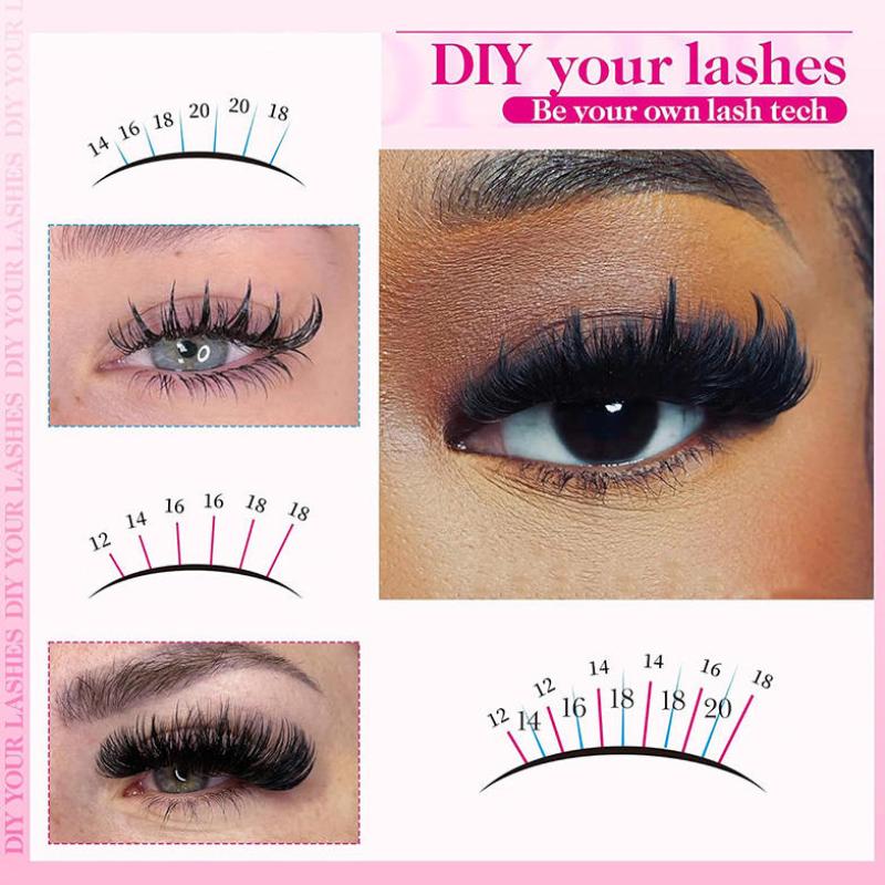 Volume Lash Clusters Mink Wisp – обзор и цена Eyelash Extension Volume Lashes
