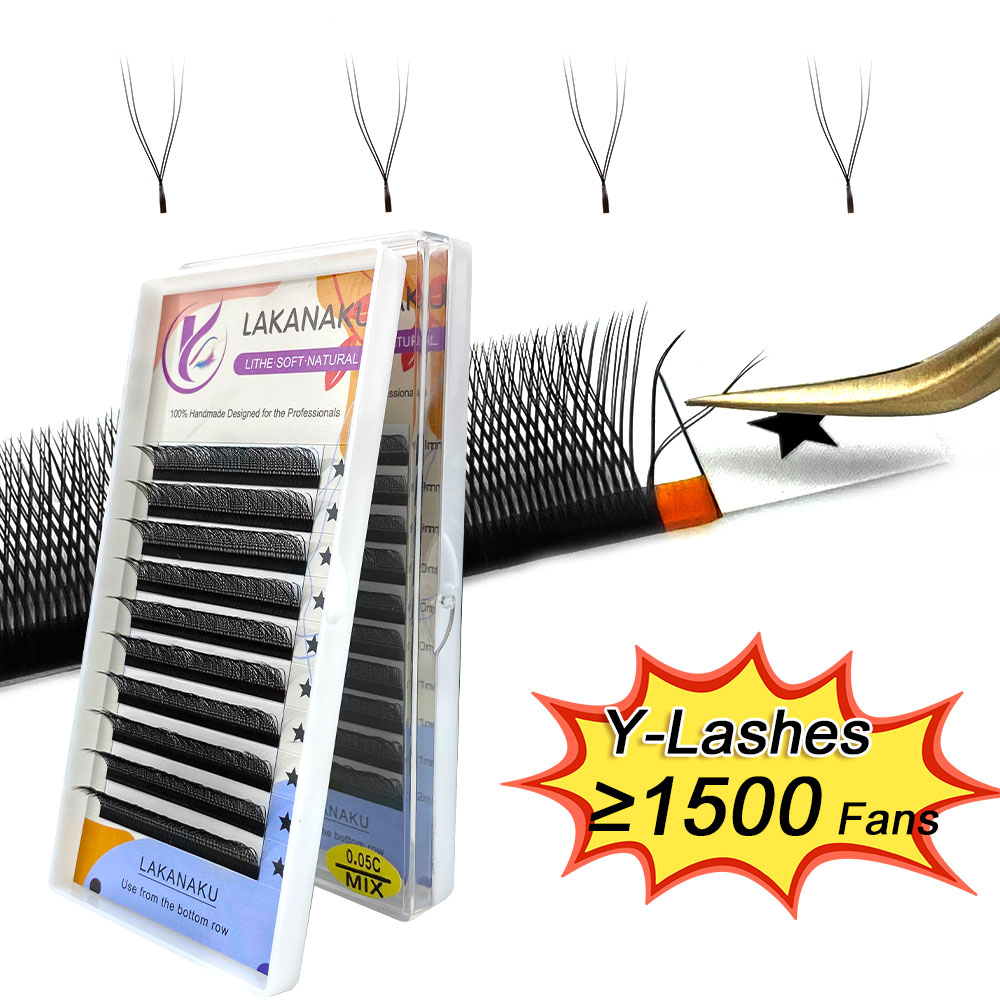 LAKANAKU Y Lashes Extensions C – обзор и цена Eyelash Extension Review
