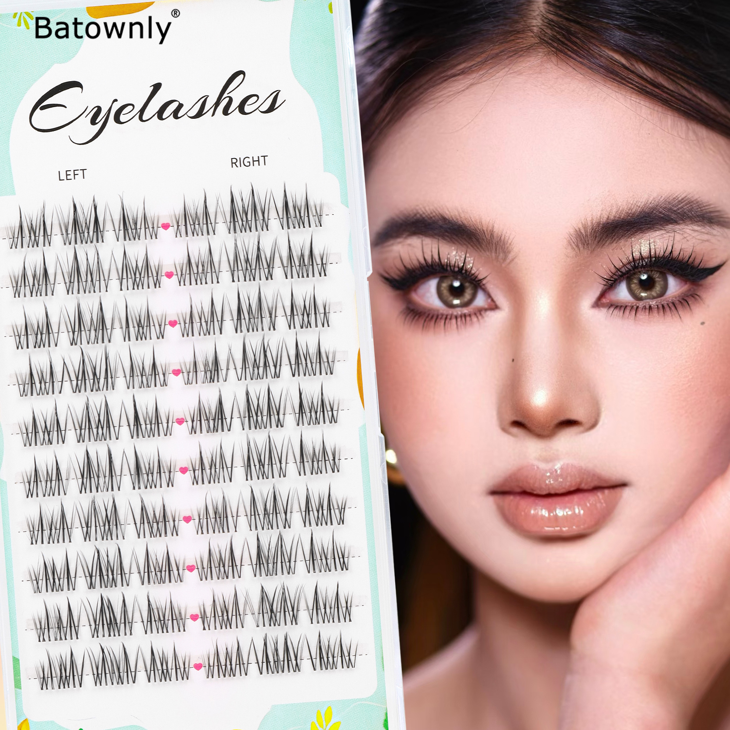 Natural Eyelash Clusters 60pcs – обзор и цена Eyelash Extension Japanese Style