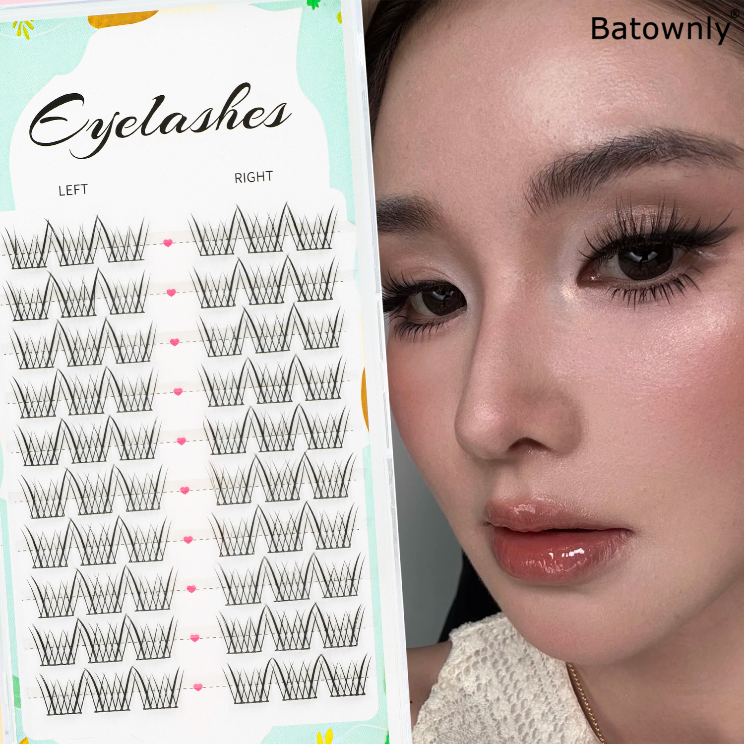 Natural Eyelash Clusters 60pcs – обзор и цена Eyelash Extension Japanese Style