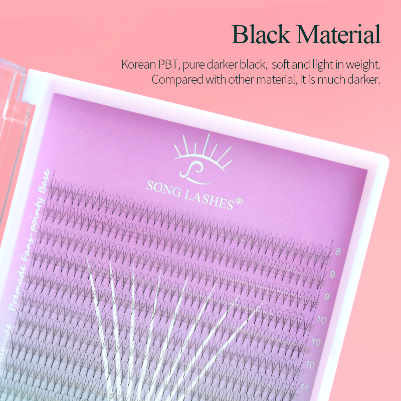 Song Lashes 3D8D10D Pointy Bas – обзор и цена Eyelash Extension Korean
