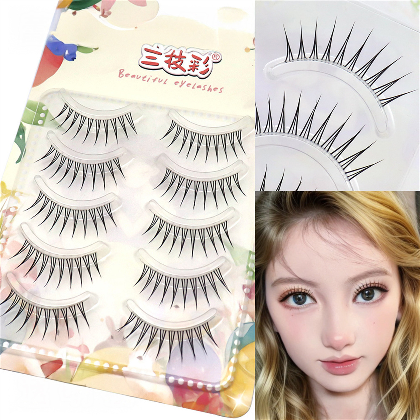 5 Pairs Japanese Korean Style  – обзор и цена Eyelash Extension Japanese Style