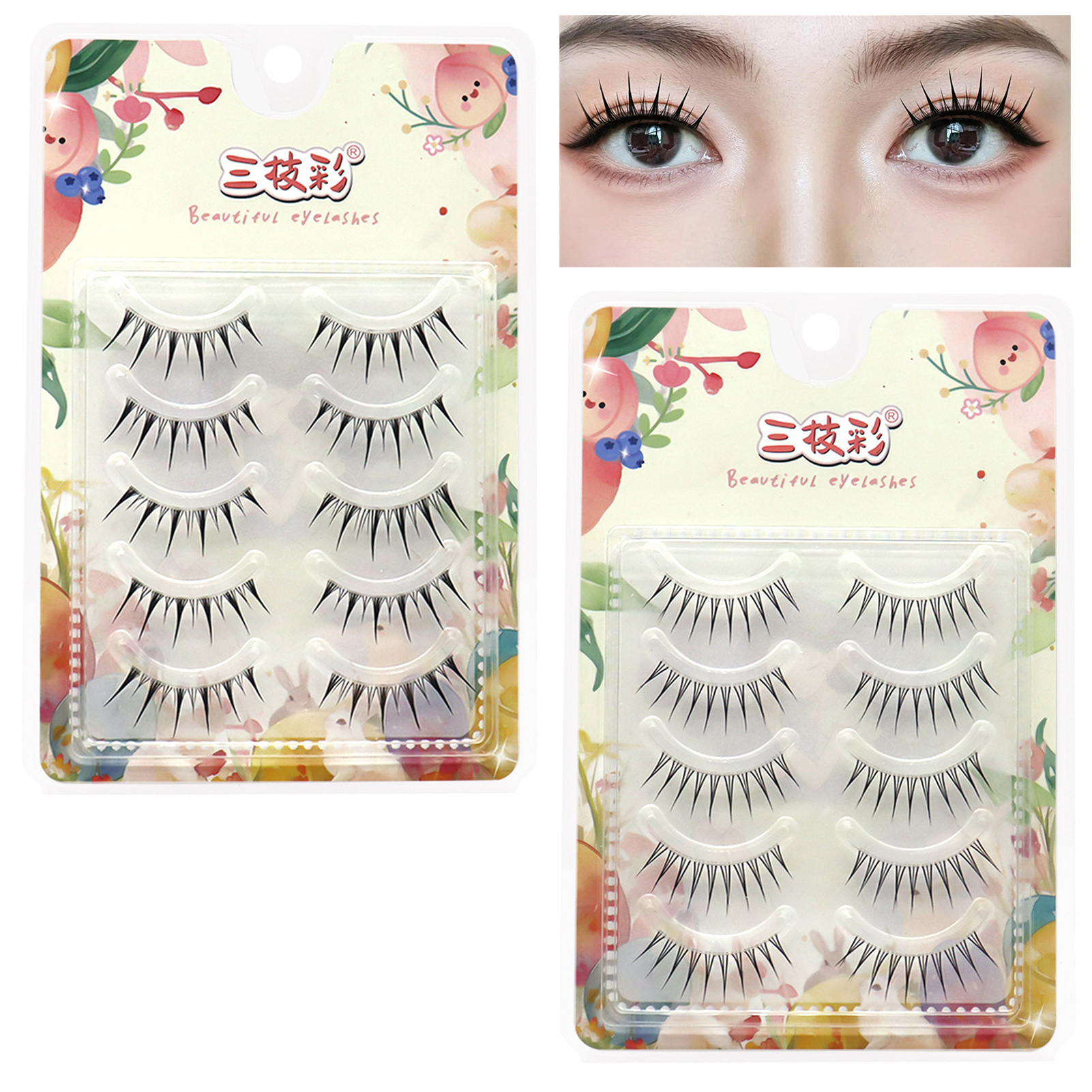 5 Pairs Japanese Korean Style  – обзор и цена Eyelash Extension Japanese Style