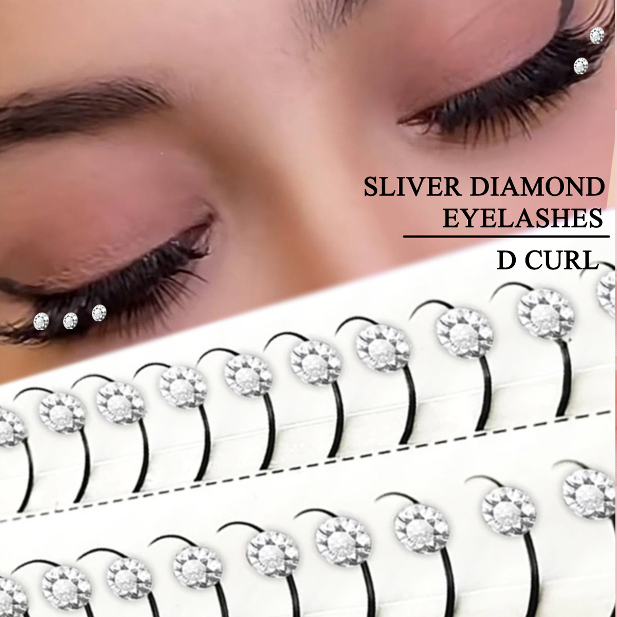 Domi 3D Mix Color Glitter Diam – обзор и цена Eyelash Extension Korean