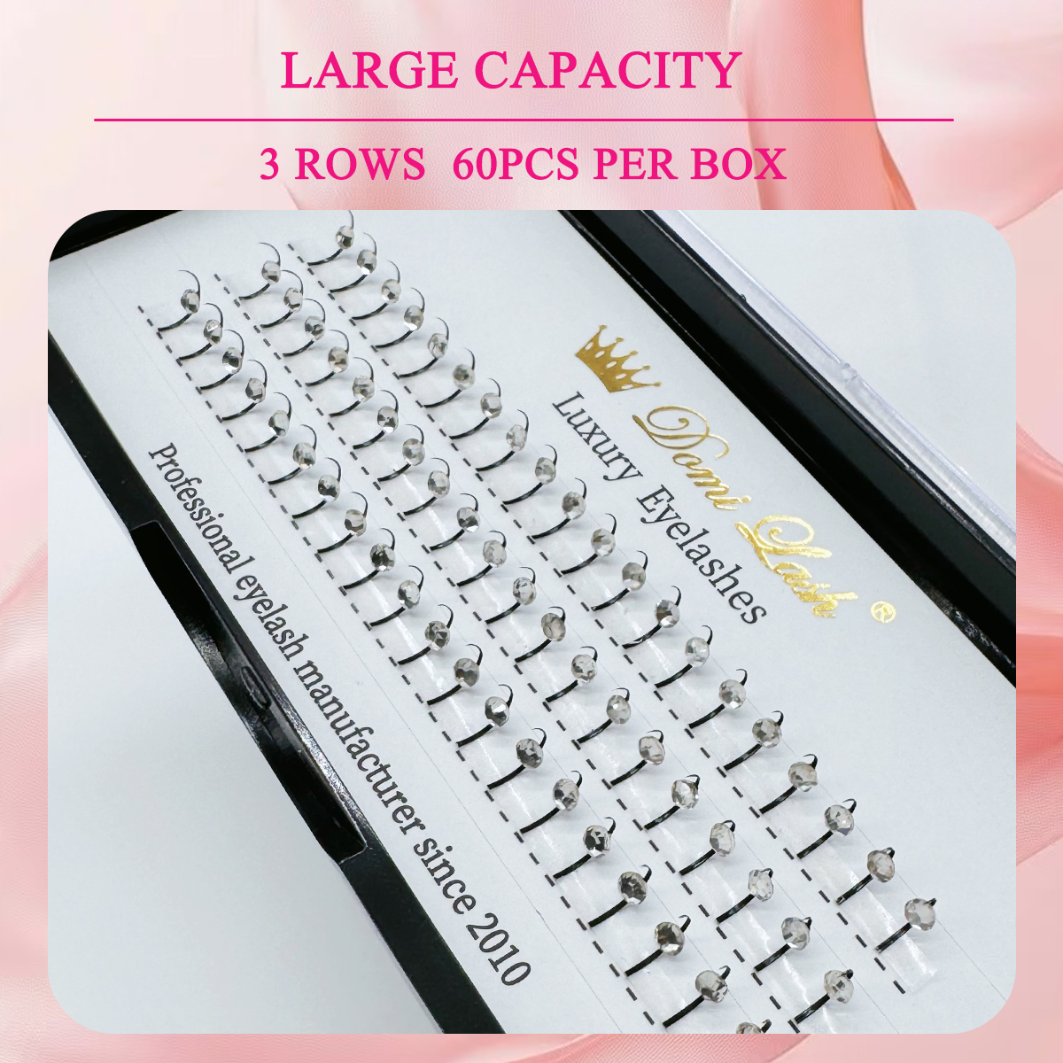 Domi 3D Mix Color Glitter Diam – обзор и цена Eyelash Extension Korean