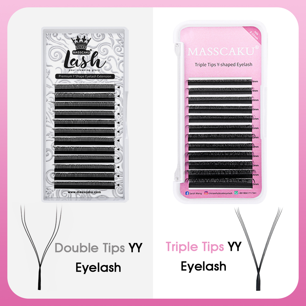 MASSCAKU Hot Selling Natural P – обзор и цена Eyelash Extension Review