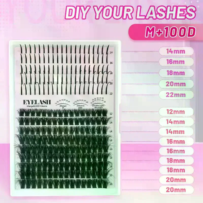 Lash Clusters Kit Lash Spikes  – обзор и цена Eyelash Extension Volume Lashes
