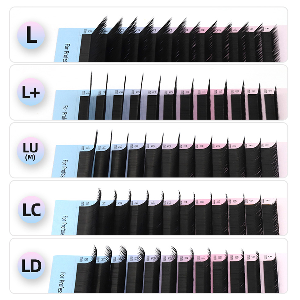 RUJADE L L+ LC LD LU(M) Curl I – обзор и цена Eyelash Extension Review