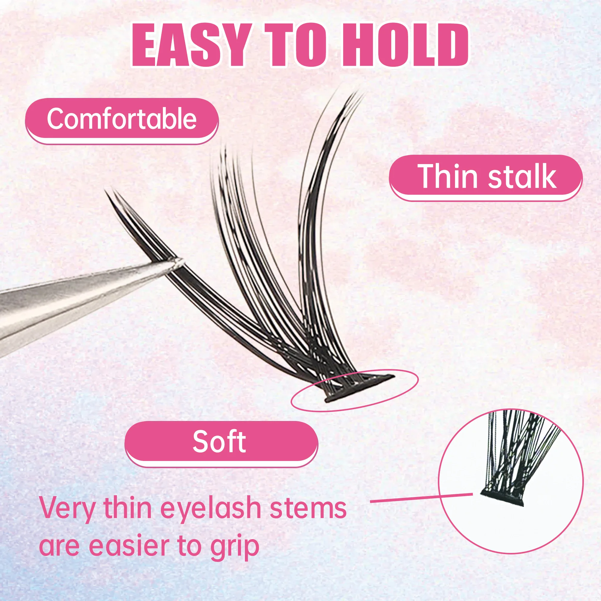 Eyelashes 200 PCS Clusters Las – обзор и цена Eyelash Extension London