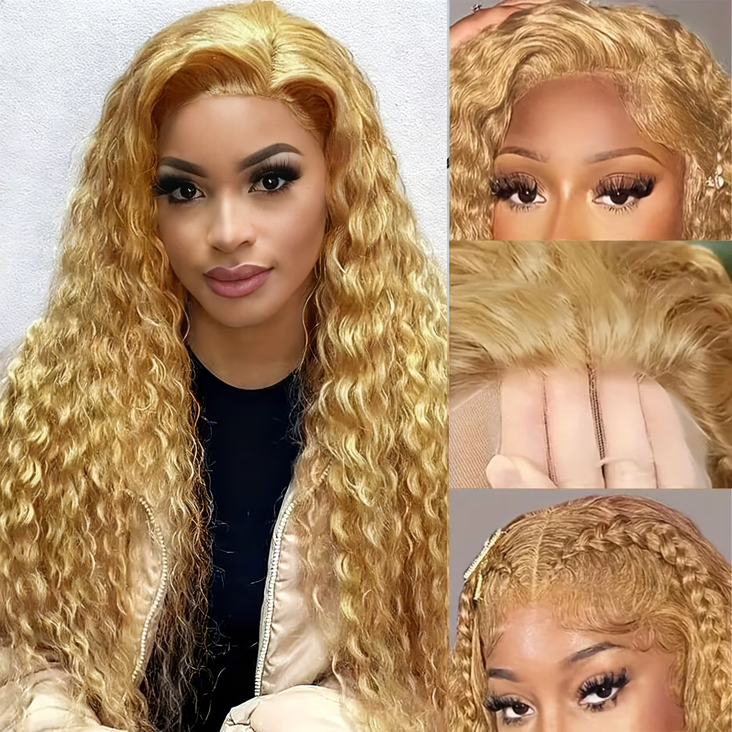 34 38Inch Honey Blonde Wig Hum – обзор и цена Eyelash Extension Natural Look