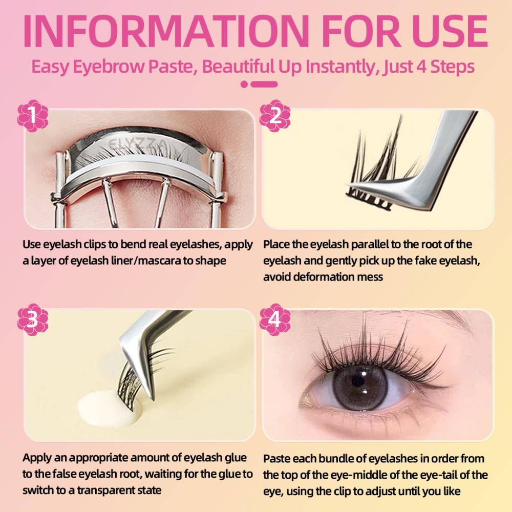 Wet Tip Comic Eye False Eyelas – обзор и цена Eyelash Extension Japanese Style