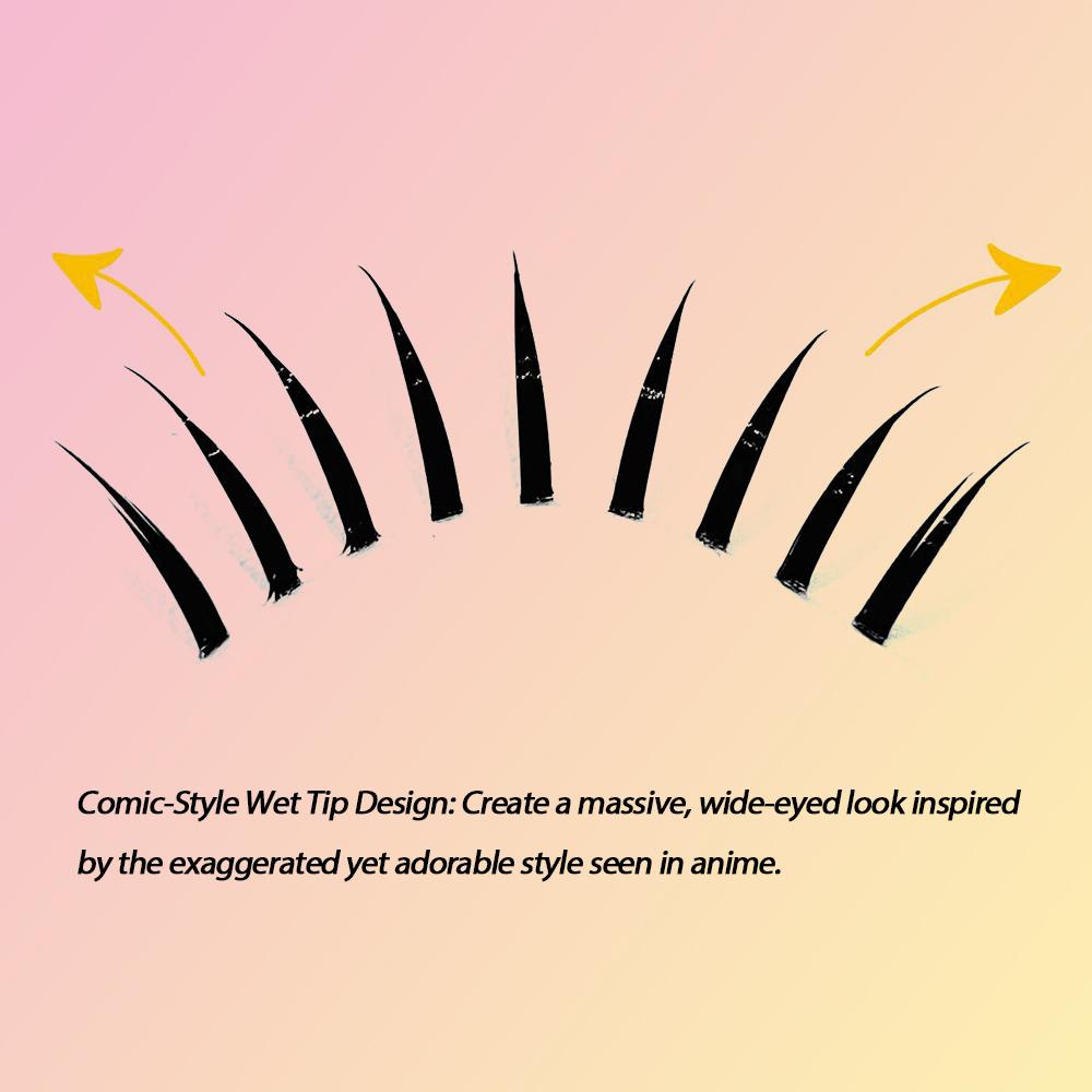 Wet Tip Comic Eye False Eyelas – обзор и цена Eyelash Extension Japanese Style