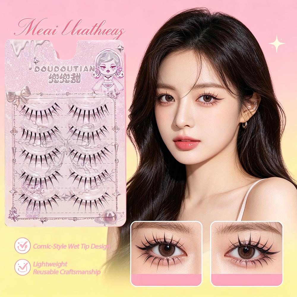 Wet Tip Comic Eye False Eyelas – обзор и цена Eyelash Extension Japanese Style