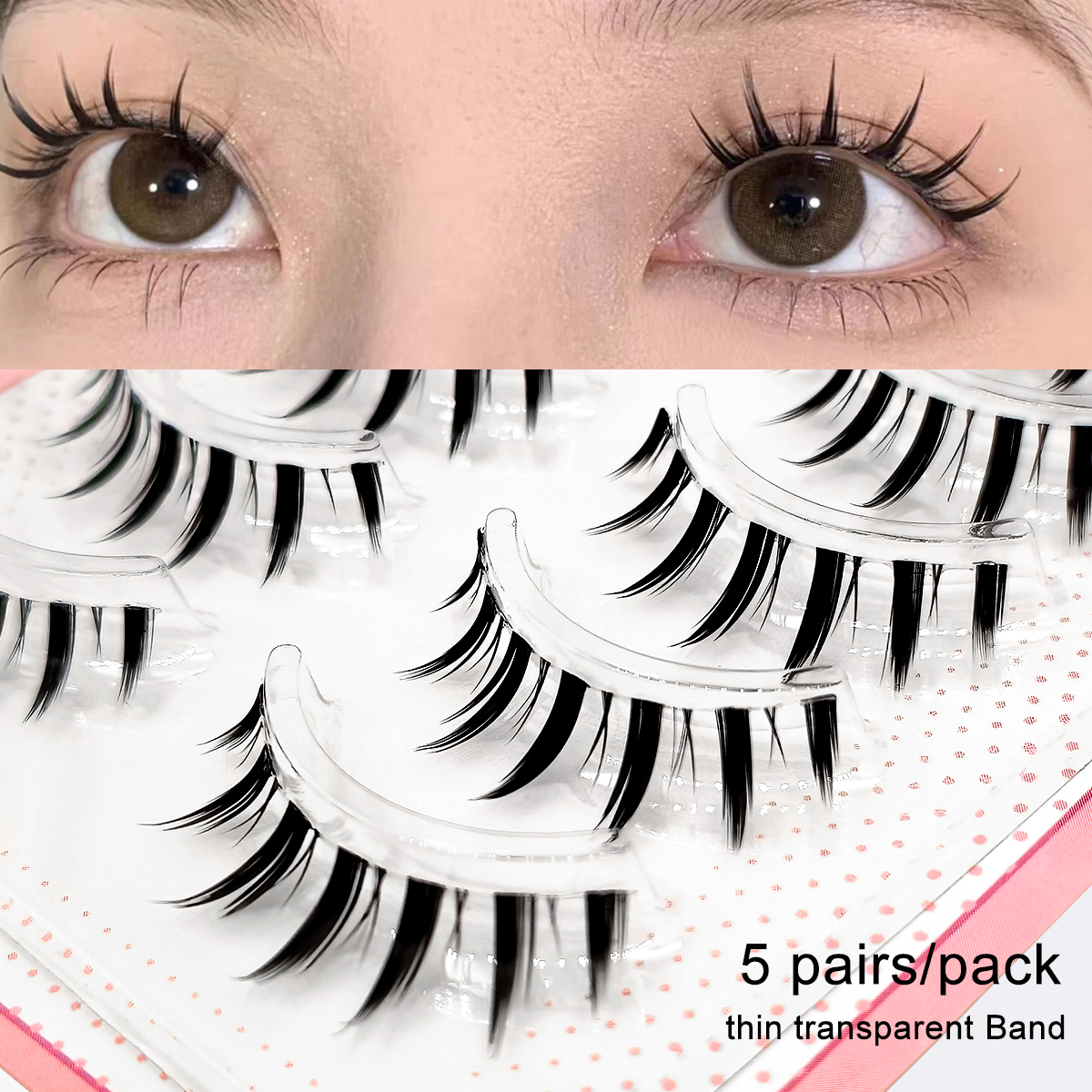 Yelix 5 Pairs False Eyelashes  – обзор и цена Eyelash Extension Japanese Style